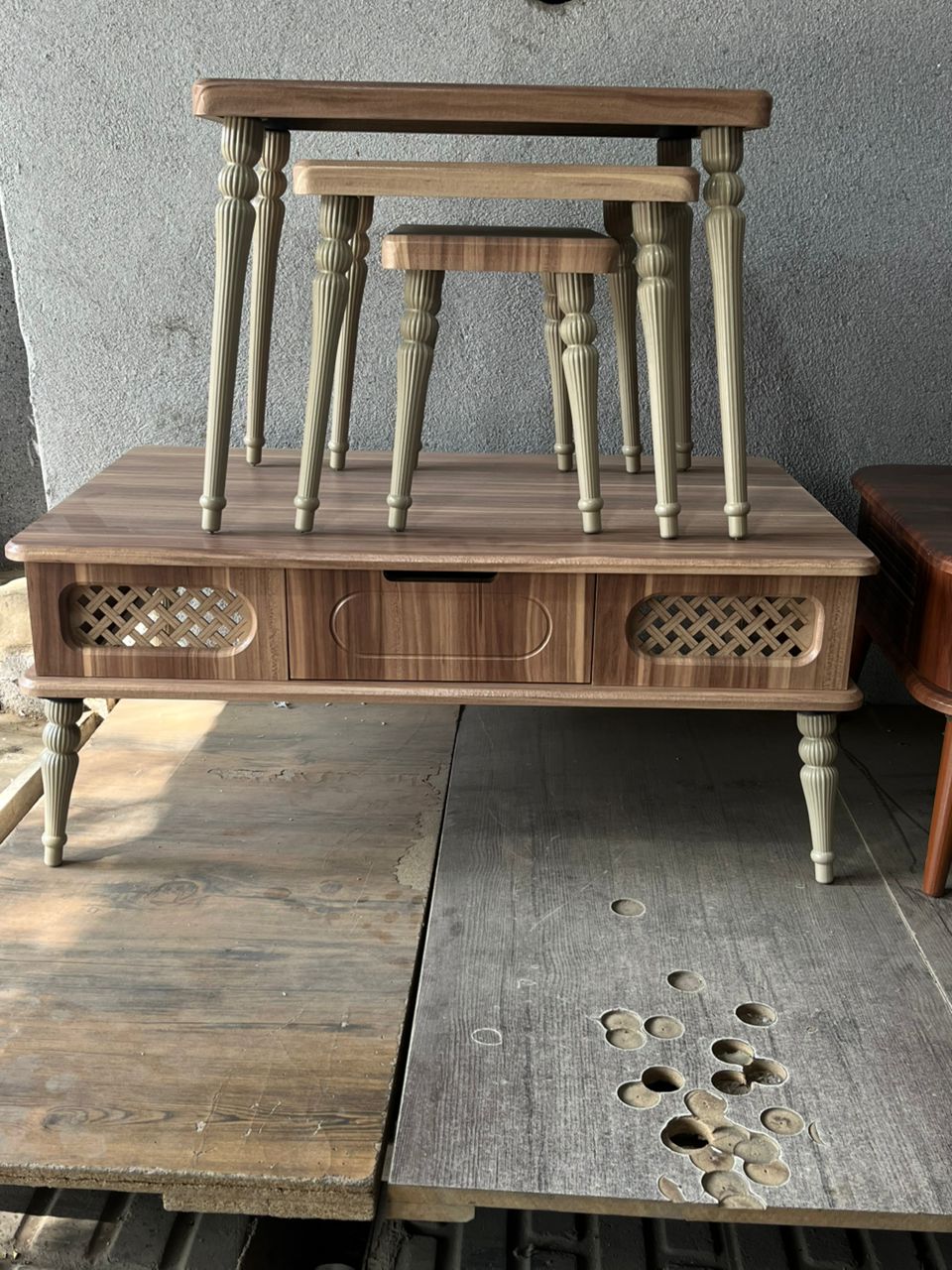 جلو مبلی مدل حصیری